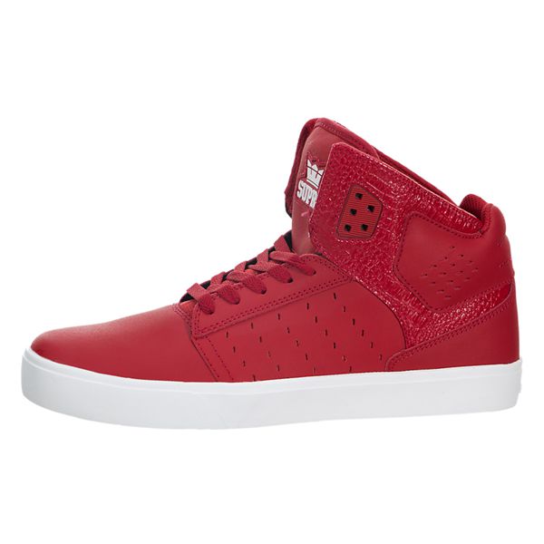 Supra Atom Skate Shoes Mens - Red | UK 96H9T10